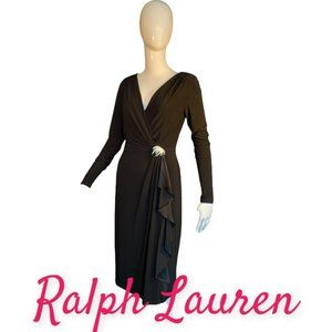 RALPH LAUREN Fitted Little Black Dress (Sz 4) (EUC)